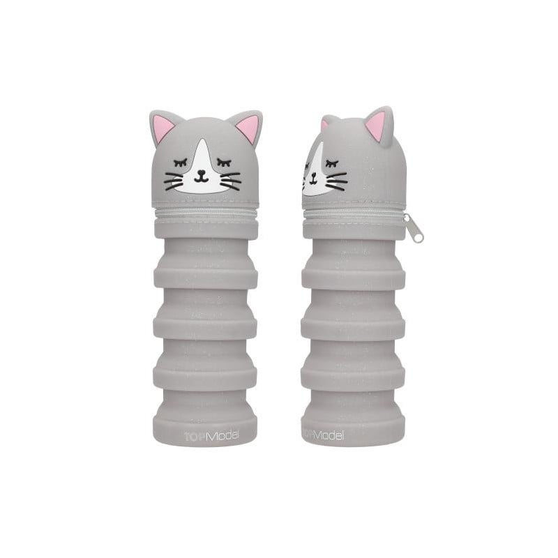 TOPModel Estuche De Silicona Para Lápices Gato Surtido