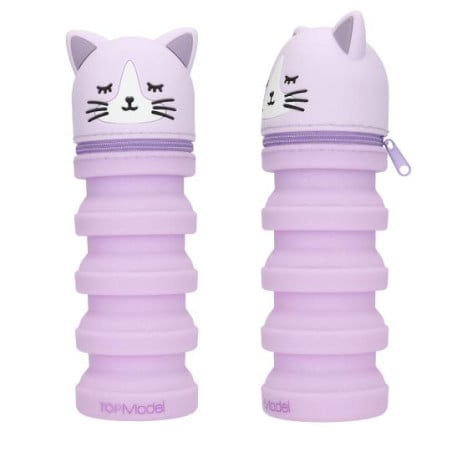 TOPModel Estuche De Silicona Para Lápices Gato Surtido