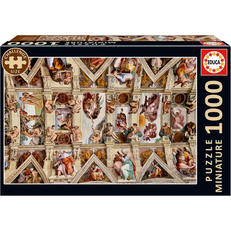 Puzzle Capilla Sixtina Mini 1000 Pzs De Educa Borras