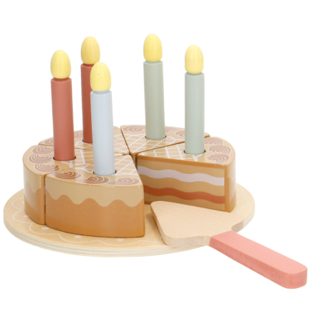 WOOMAX SET TARTA CUMPLEAÑOS MADERA
