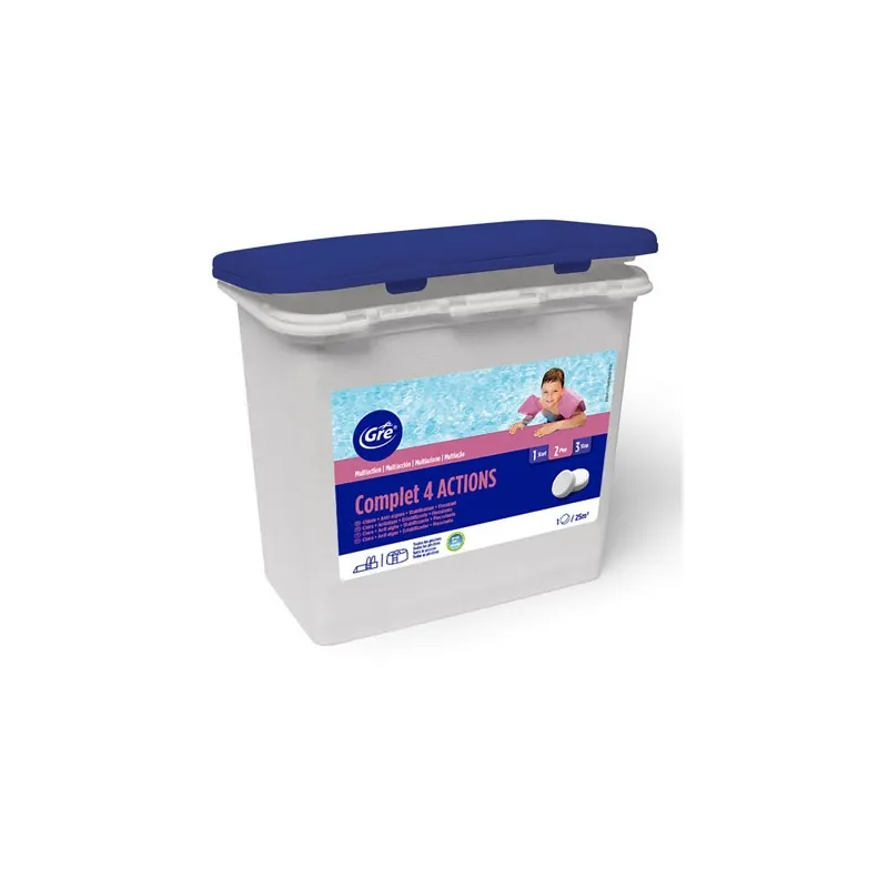 Gre Multiacción 4 En 1 Sin Sulfato 250 gr 1 kg