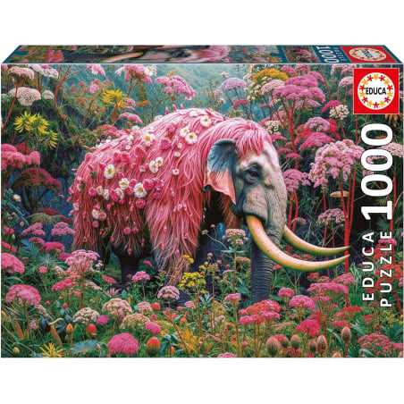 Puzzle Elefante Floral 1000 Pzs De Educa Borras
