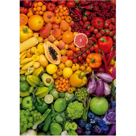 Puzzle Vitaminas De Colores 1000 Pzs