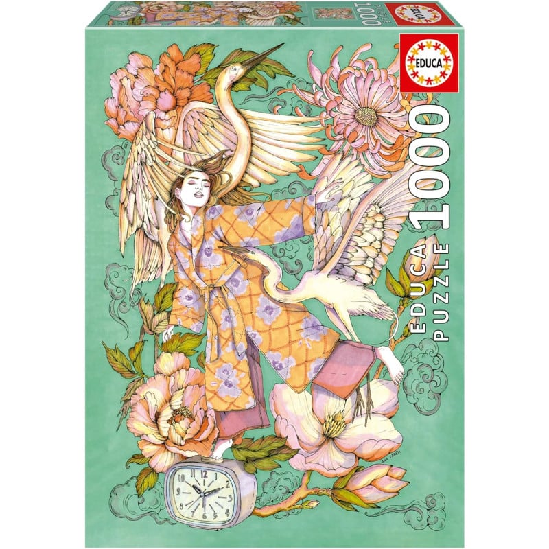 Puzzle Despertador Ana Jarén 1000 Pzs De Educa Borras