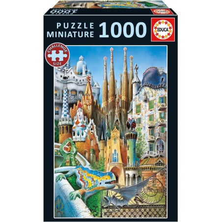 Puzzle Collage Gaudi Miniature 1000 Pzs De Educa Borras