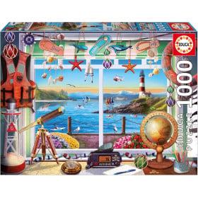 Puzzle Vida En El Puerto 1000 Pzs De Educa