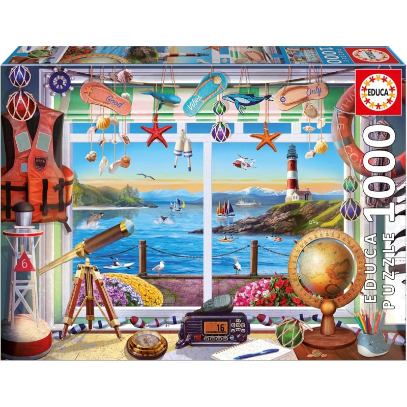 Puzzle Vida En El Puerto 1000 Pzs De Educa