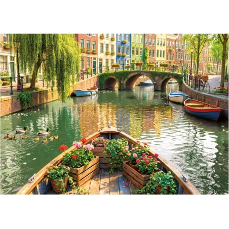 Puzzle Paseo En Barco Por Amsterdam 1000 Pzs