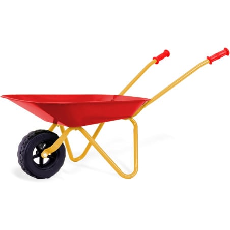 Carretilla De Metal Roja