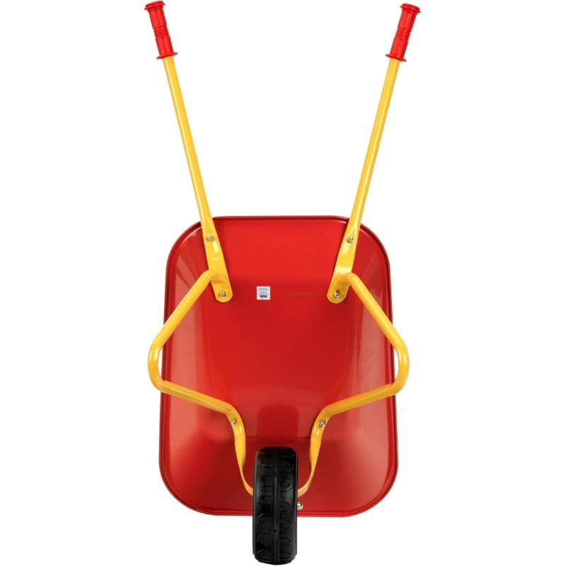 Carretilla De Metal Roja