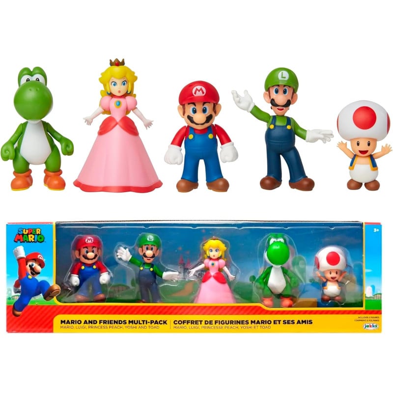Super Mario Pack 5 Figuras De Toy Planet