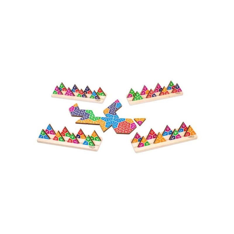 Domino Triangular Travel Metal Box