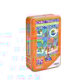 Dominó Triangular Travel Metal Box