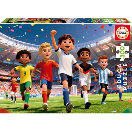Puzzle Mundo Del Fútbol 300 Pzs De Educa Borras