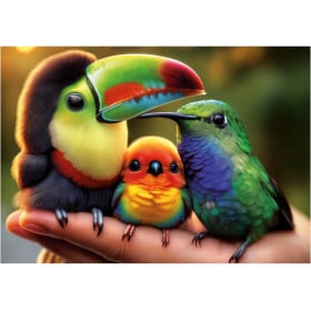 Puzzle Pajaritos Bebés 200 Pzs De Educa Borras 2