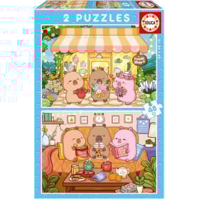 Puzzle Capyfun 2x48 Pzs
