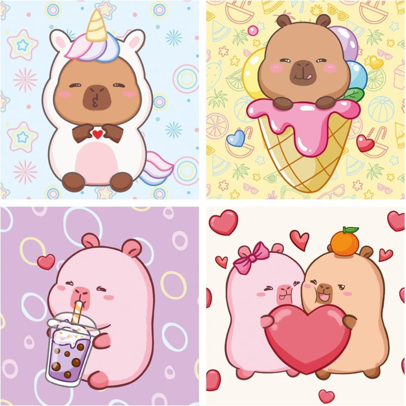 Puzzle Progresivo Capyfun 6/9/12/16 Pzs