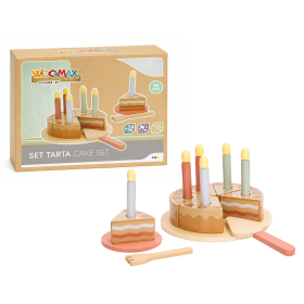 Woomax Set De Madera Tarta Cumpleaños  De Colorbaby