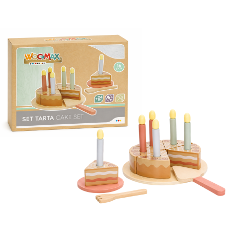 Woomax Set De Madera Tarta Cumpleaños  De Colorbaby