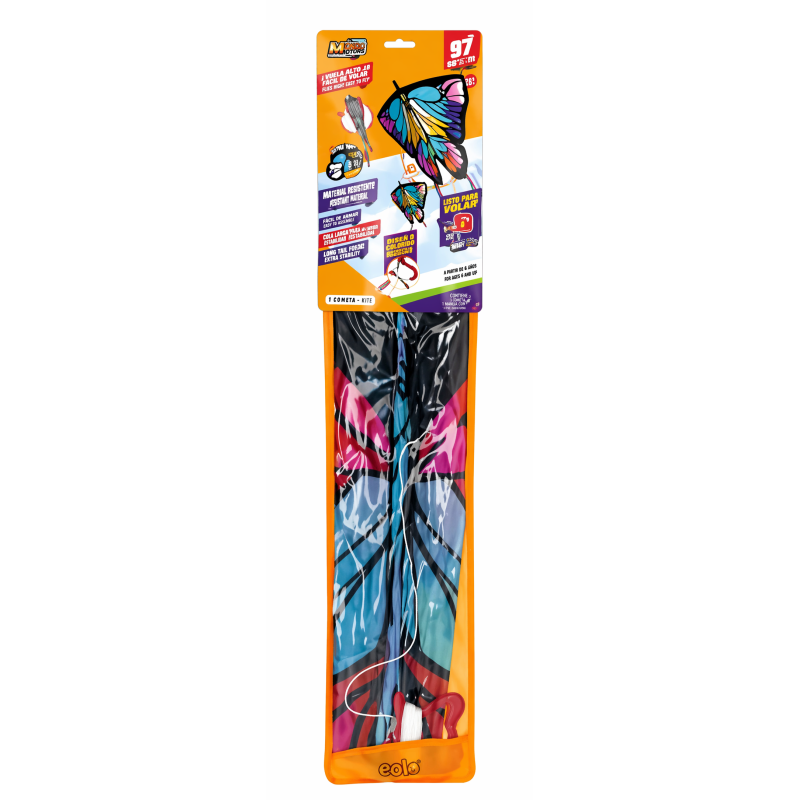 Cometa Mariposa Pop Up 56 Cm Surtida