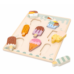 Woomax Puzzle De Madera Helados De Colorbaby 2