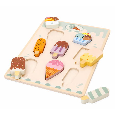 Woomax Puzzle De Madera Helados