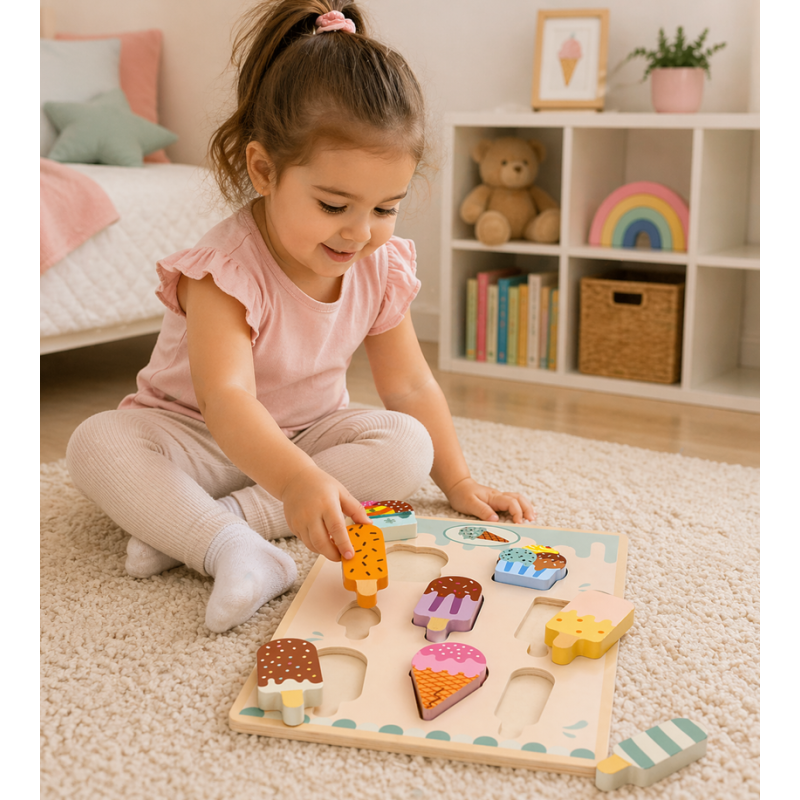 Woomax Puzzle De Madera Helados