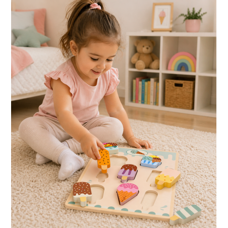 Woomax Puzzle De Madera Helados