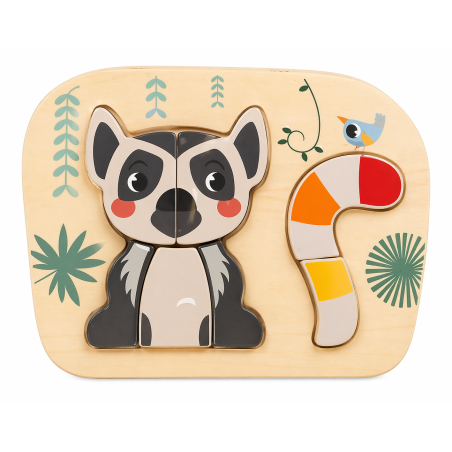 Woomax Puzzle De Madera Animales Surtido