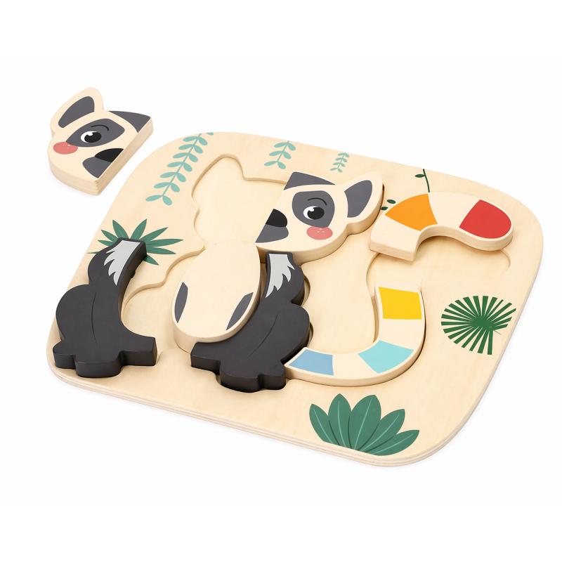 Woomax Puzzle De Madera Animales Surtido