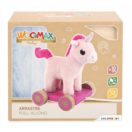 Woomax Peluche Unicornio De Arrastre