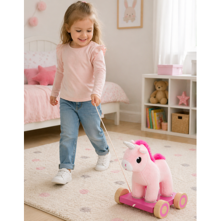 Woomax Peluche Unicornio De Arrastre