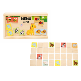 Woomax Memory Animales De Madera De Colorbaby
