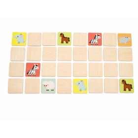 Woomax Memory Animales De Madera De Colorbaby 2