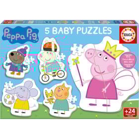 Puzzle Baby Peppa Pig 3/4/5 Pzs