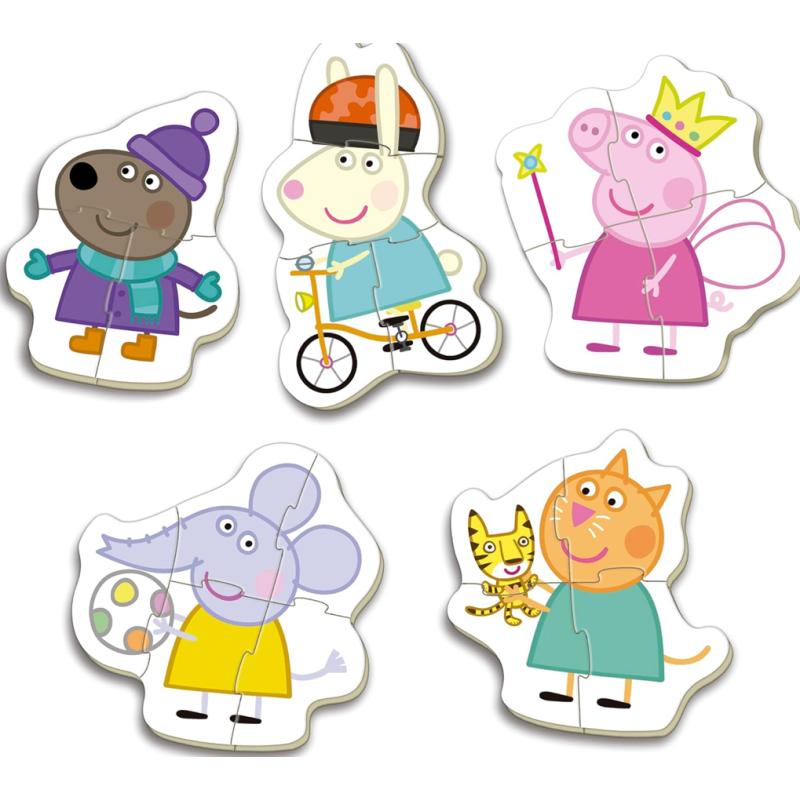 Puzzle Baby Peppa Pig 3/4/5 Pzs