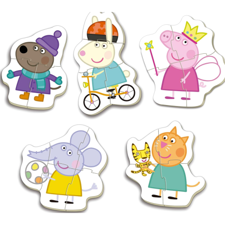 Puzzle Baby Peppa Pig 3/4/5 Pzs