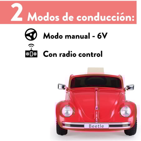 FEBER Beetle Rojo 12 V Radio Control