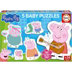 Puzzle Baby Peppa Pig 2/4/5 Pzs