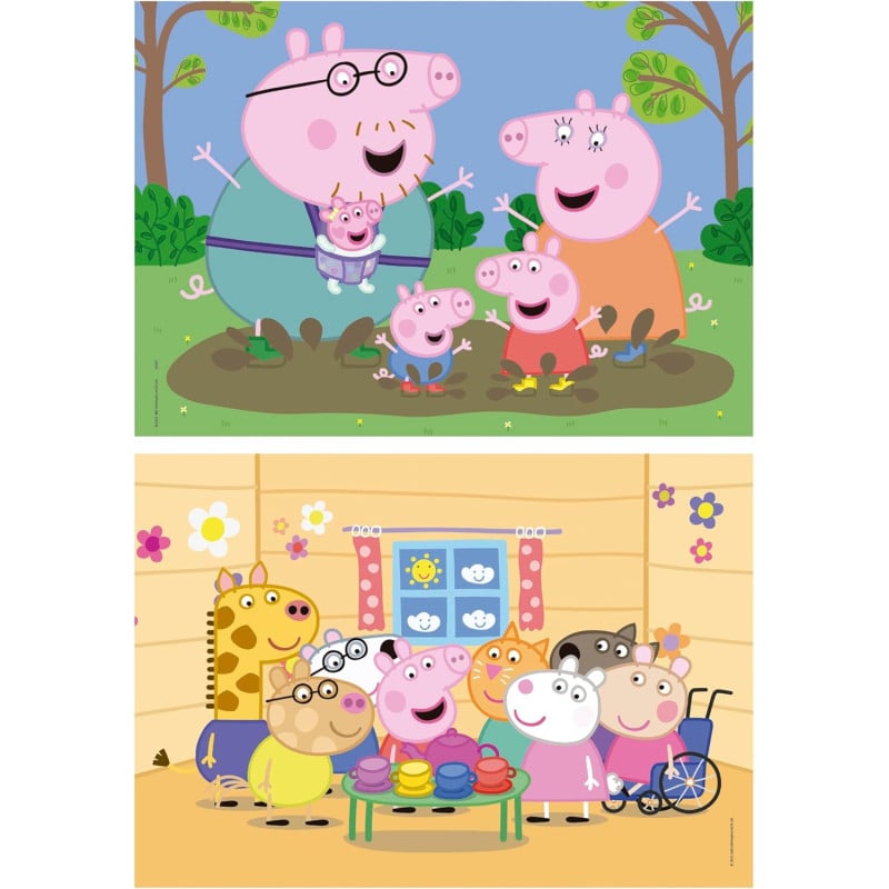 Puzzle Peppa Pig 2x48 Pzs