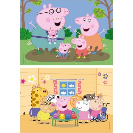 Puzzle Peppa Pig 2x48 Pzs