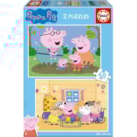 Puzzle Peppa Pig 2x48 Pzs