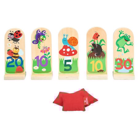 Juego de Lanzamiento de Madera