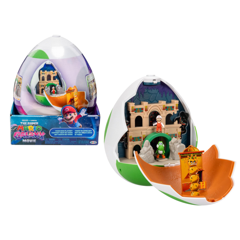 Super Mario Galaxy Playset Huevo Yoshi De Toy Planet