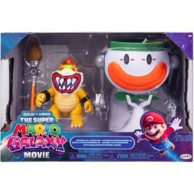 Super Mario Galaxy Set Bowser Jr. Con El Coche Payaso De Toy Planet 2