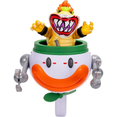 Super Mario Galaxy Set Bowser Jr. Con El Coche Payaso