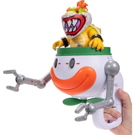 Super Mario Galaxy Set Bowser Jr. Con El Coche Payaso