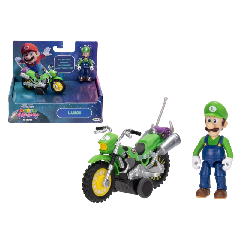 Super Mario Galaxy Vehículo Con Personaje Mario/Luigi Surtido