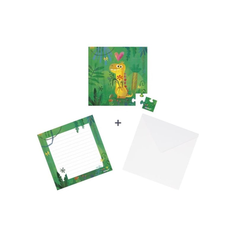 Janod Tarjeta Puzle Dinosaurio