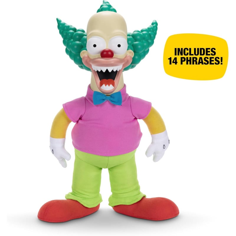 Los Simpsons Peluche Interactivo Krusty El Payaso
